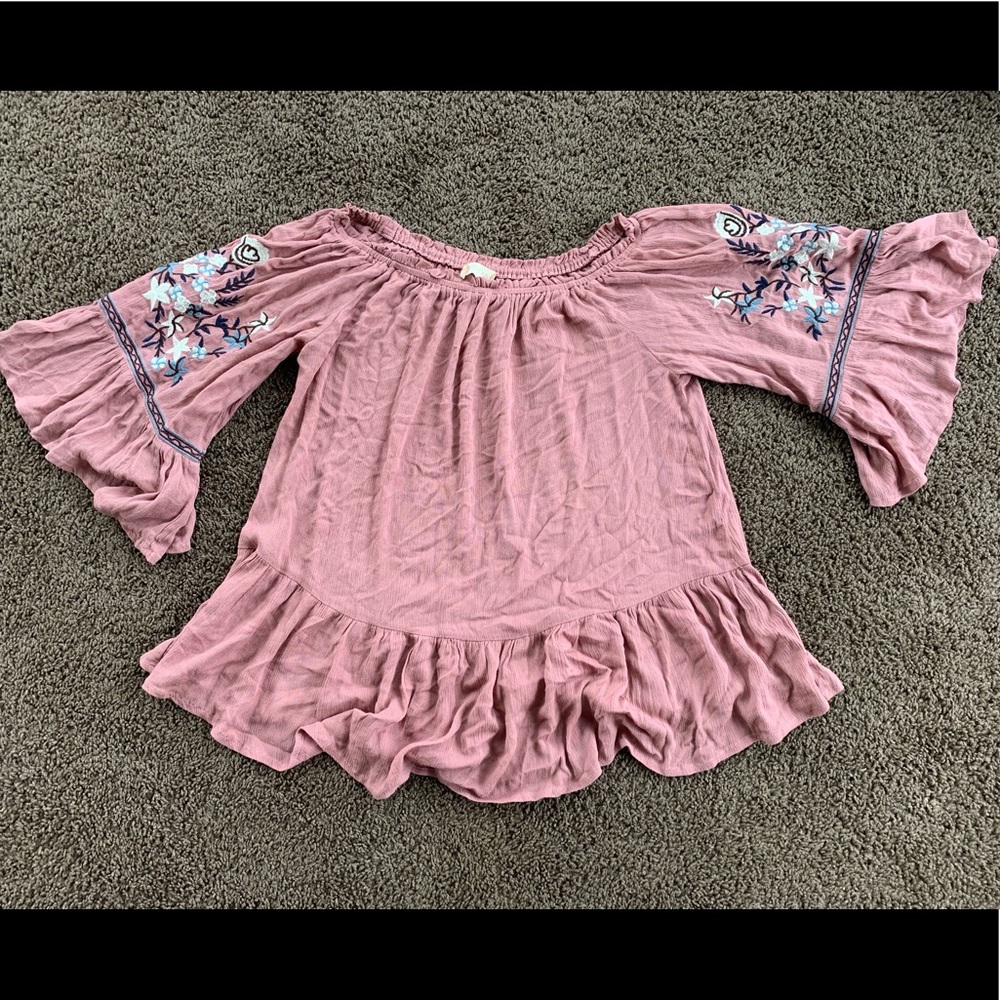 Off Shoulder Blush Top
